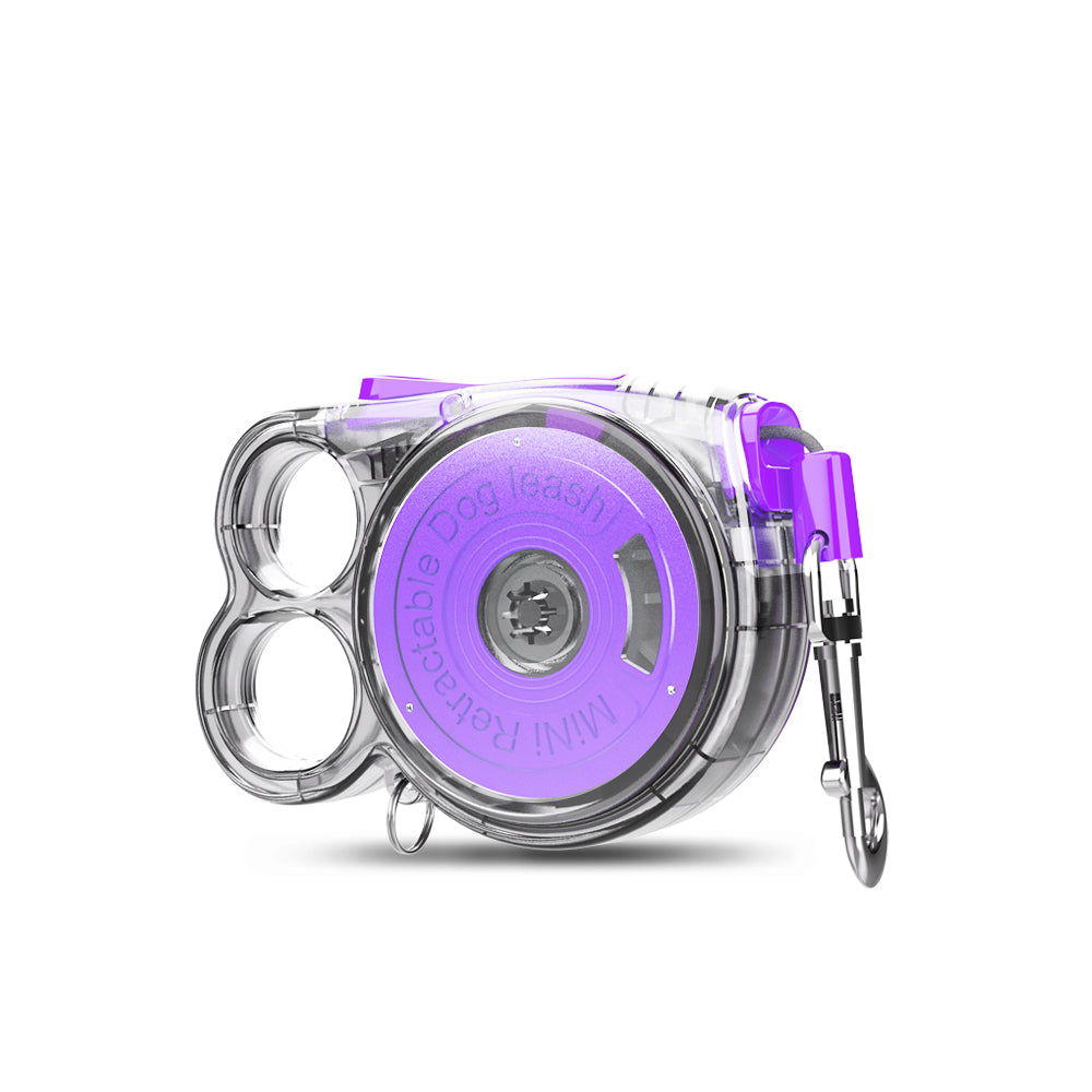 Mini Rainbow Retractable Dog leash Applicable to pets of small size