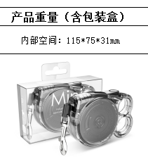 Mini Rainbow Retractable Dog leash Applicable to pets of small size